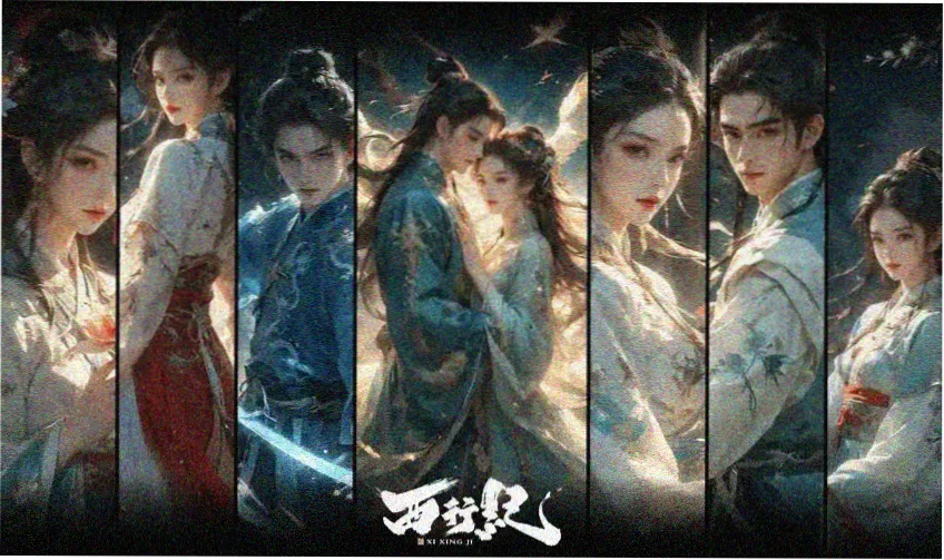 二次元动漫少女主题轮播图 魔法书页间的少女