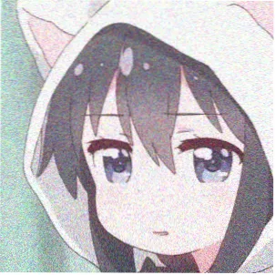动漫少女头像 魔法书页